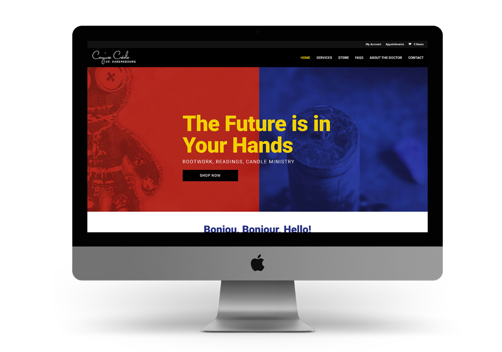 hoodoo website design