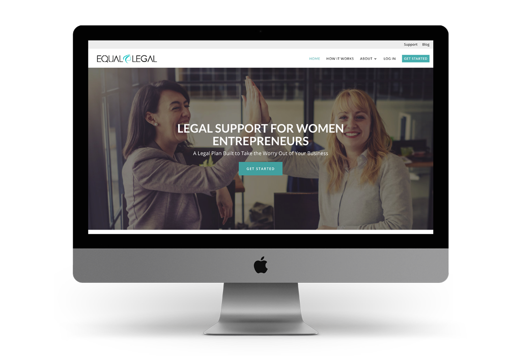 legal website design with membership